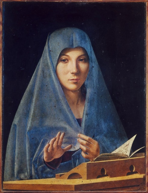 Virgin Annunciate, Antonello da Messina
